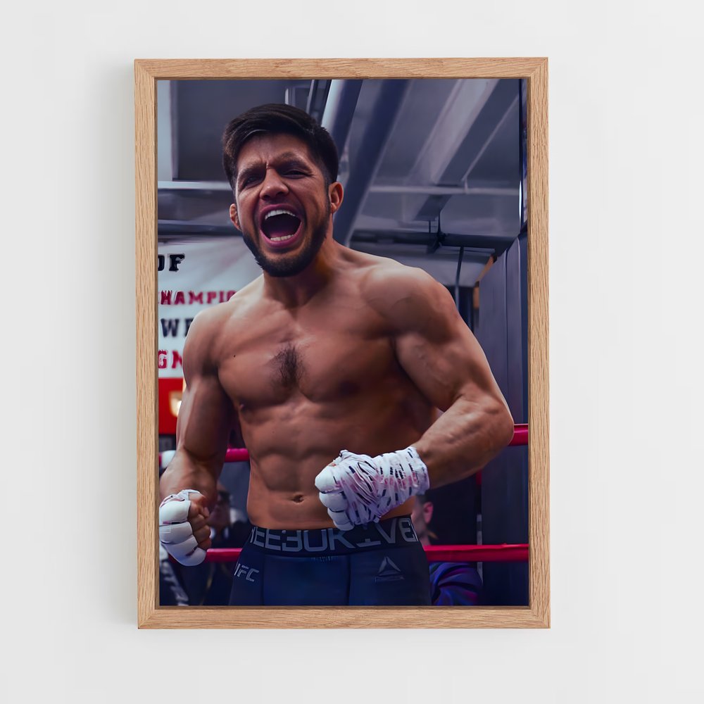 Poster La Rage du Ring – affiche MMA (vue 4)